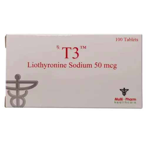 T-3 Multi Pharm - T3 Liothyronine Sodium 50mcg - 100 tableta