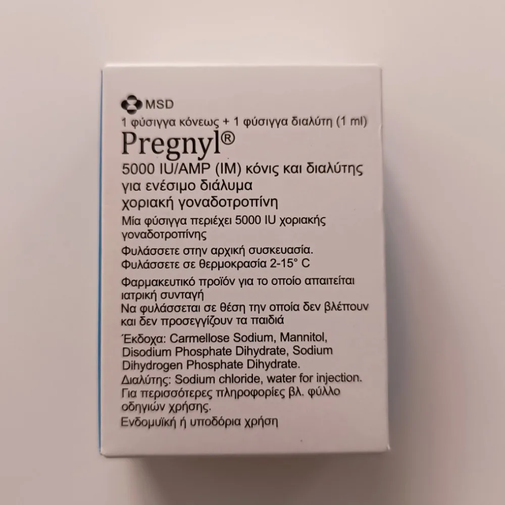Pregnyl (HCG) 5000 iu